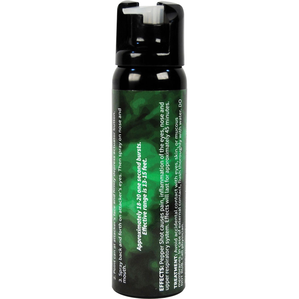 Pepper Shot 1.2% MC 4 oz pepper spray fogger view 6